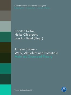 cover image of Anselm Strauss – Werk, Aktualität und Potentiale